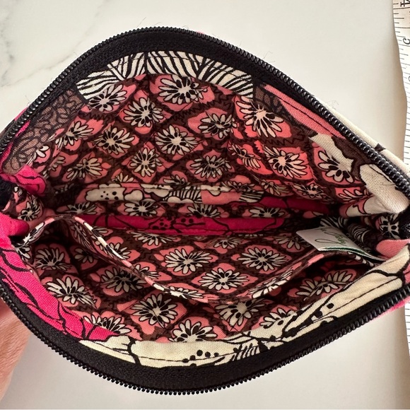 Vera Bradley 
Mocha Rouge 
Pink Brown Print Wallet Wristlet - Picture 5 of 5